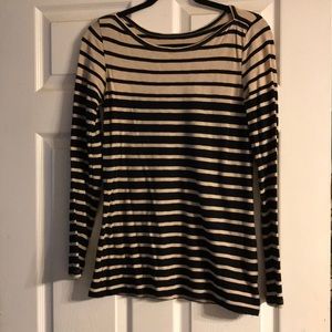 Long sleeve striped tee